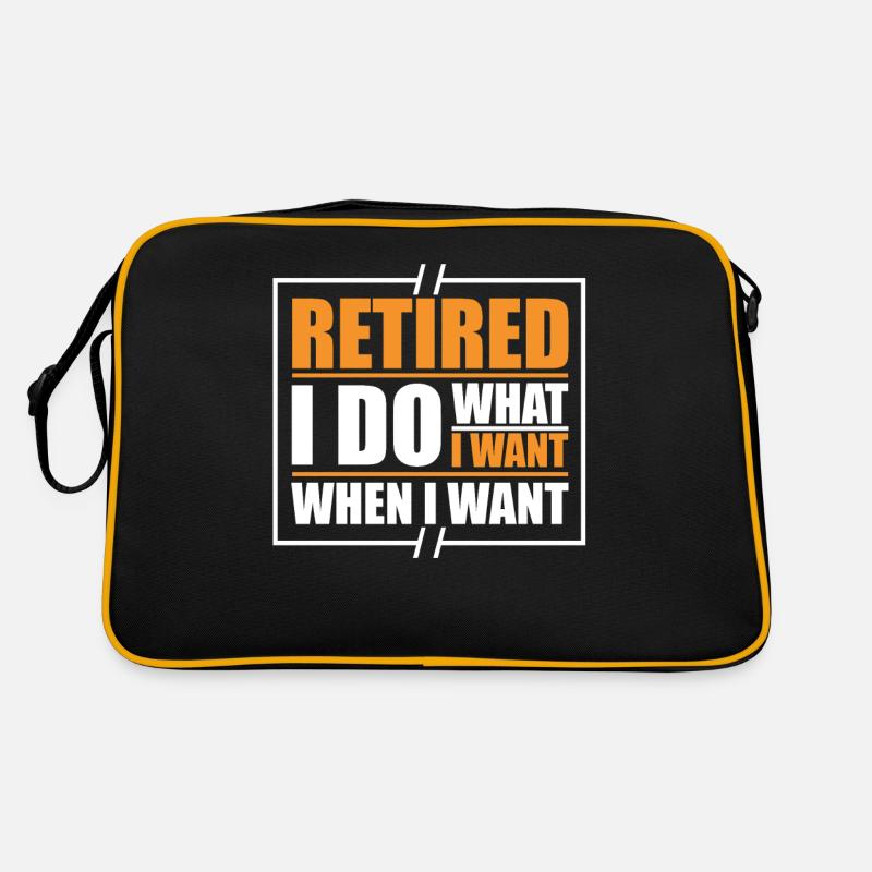 Rentner Rente Lustig Retro Tasche