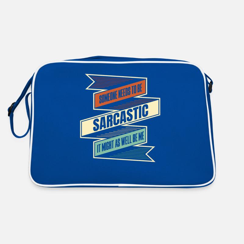 Schwarzer Humor Retro Tasche