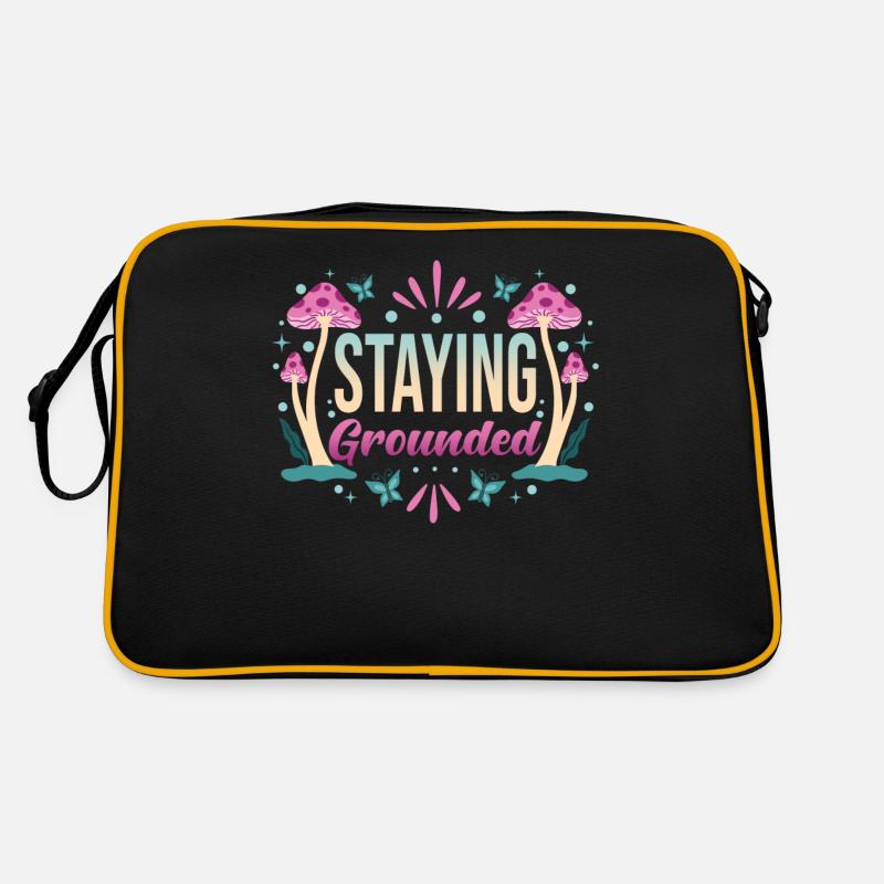Mindfulness Dire Restez ancré Sac Retro