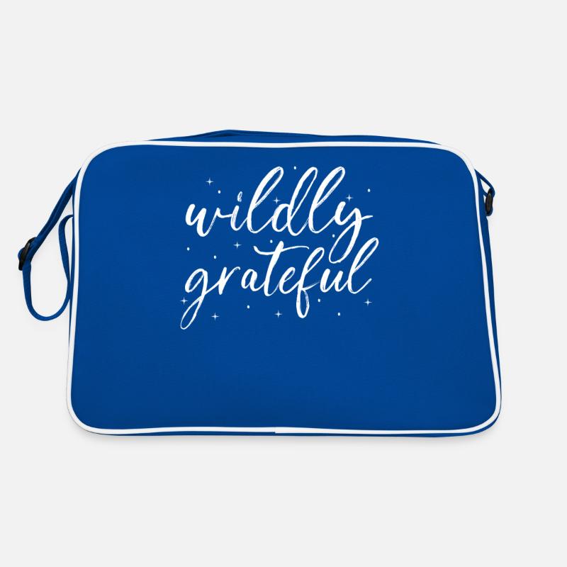 Mindfulness Saying Infinitely grateful Retro Bag