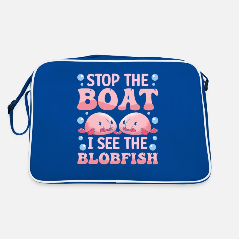 Costume de Blobfish - Visage de poisson Blob laid - Sac Retro