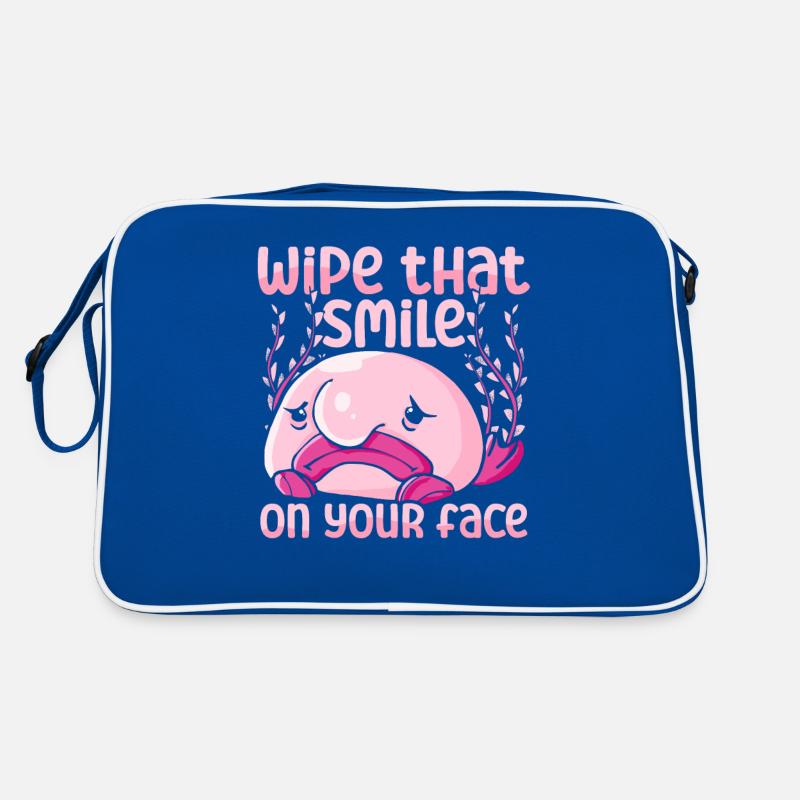 Costume de Blobfish - Visage de poisson Blob laid - Sac Retro