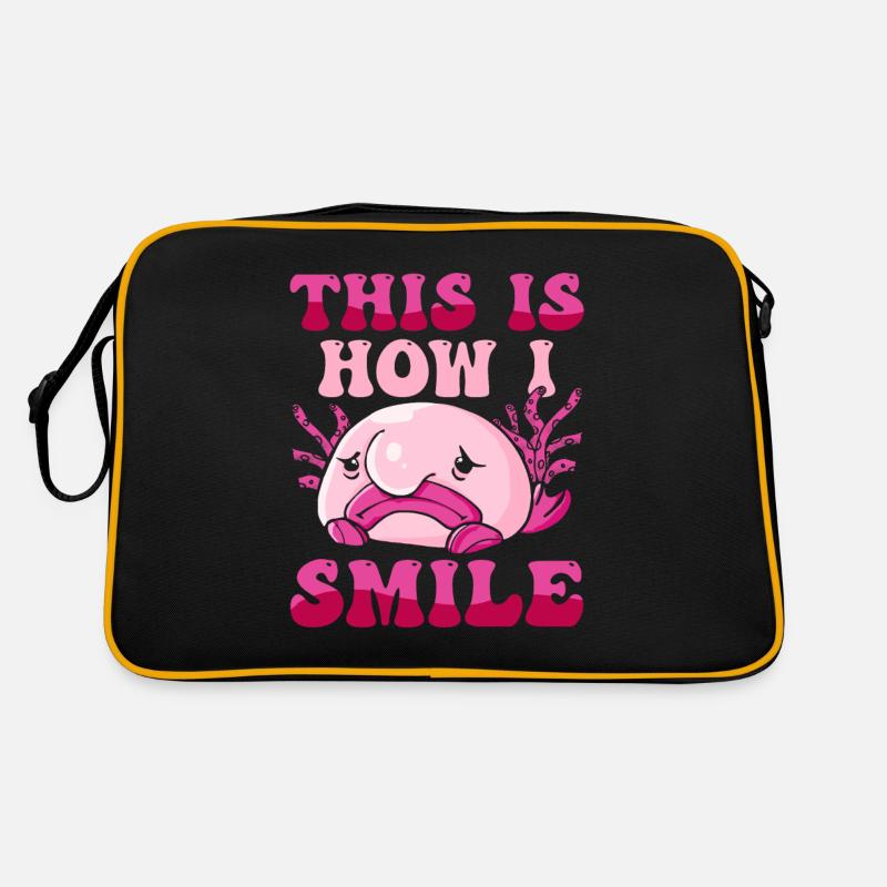 Costume de Blobfish - Visage de poisson Blob laid - Sac Retro