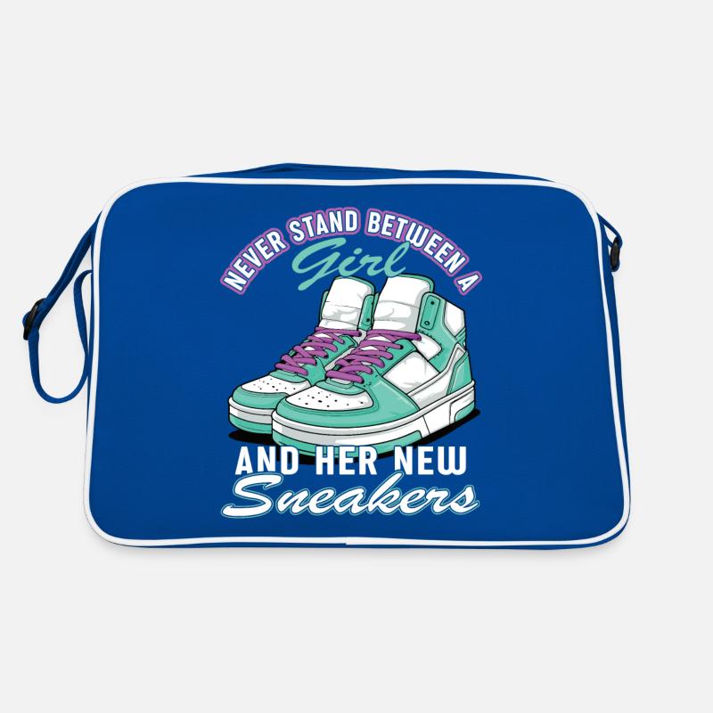 "You can make the shoe contact" Funny Retro Bag