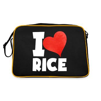 Rice - Retro Bag - black/gold - Back