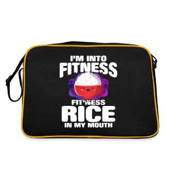 Rice - Retro Bag - black/gold - Back