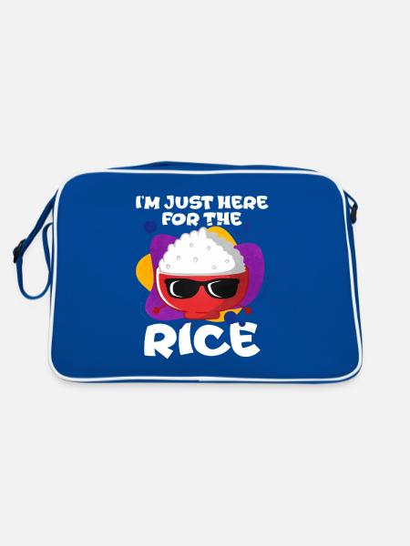 Riz - Sac Retro - bleu/blanc - Dos