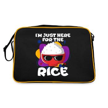 Rice - Retro Bag - black/gold - Back