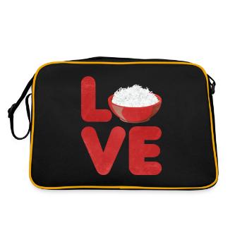 Rice - Retro Bag - black/gold - Back