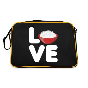 Rice - Retro Bag - black/gold - Back