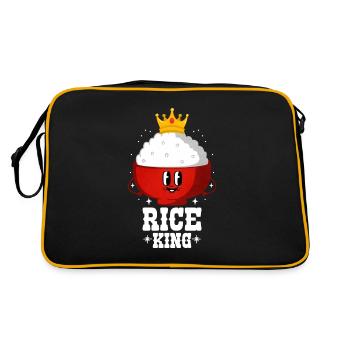 Rice - Retro Bag - black/gold - Back