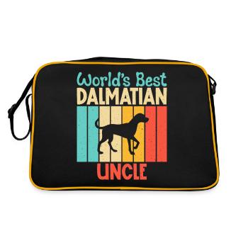 Cadeaux pour les amoureux dalmates - Sac Retro - noir/or - Dos