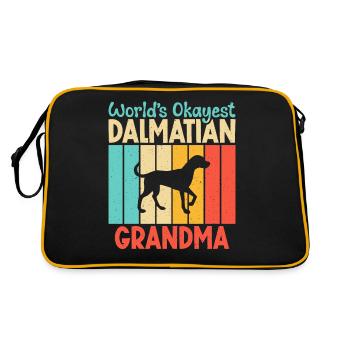 Cadeaux pour les amoureux dalmates - Sac Retro - noir/or - Dos