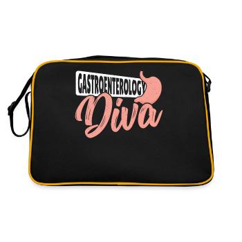 Diva gastroentérologue Gastroentérologie - Sac Retro - noir/or - Dos