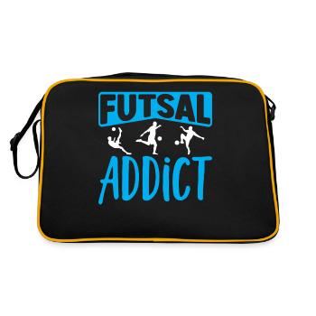 Futsal Addict Futsal Indoor Football - Retro Bag - black/gold - Back