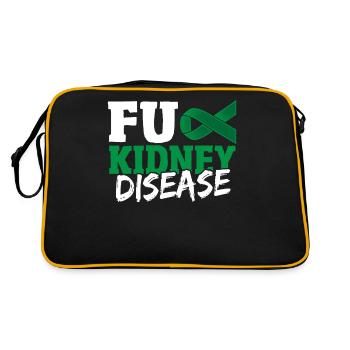Fuck Kidney Disease Green Loop - Sac Retro - noir/or - Dos