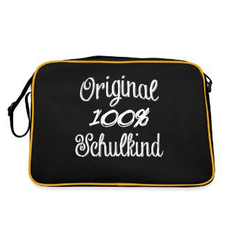 Original 100% schoolchild - Retro Bag - black/gold - Back