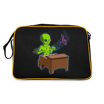 Pianiste extraterrestre - Sac Retro - noir/or - Dos