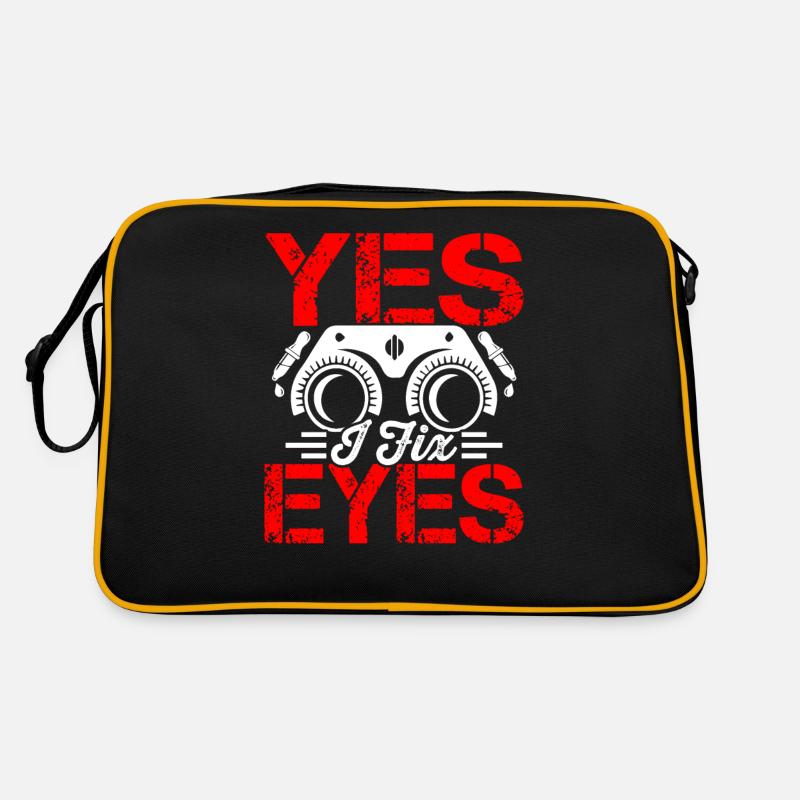 Ophtalmologiste I Fix Eyes Opticien Sac Retro