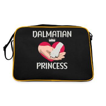 Cadeaux pour les amoureux dalmates - Sac Retro - noir/or - Dos