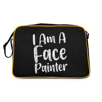 Je suis un peintre de visage 3 - Sac Retro - noir/or - Dos