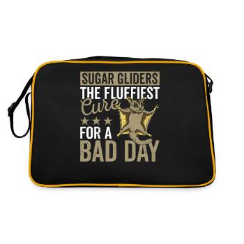 Sugar Gliders Fluffiest Cure Sugar Glider Owner - Sac Retro - noir/or - Dos