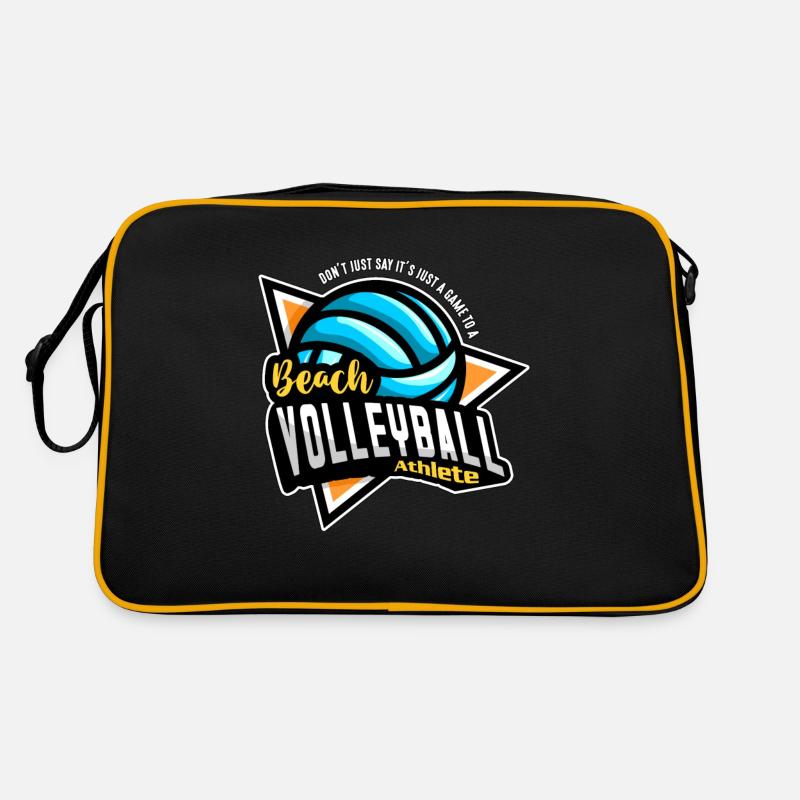Beach Volleyball Don't Just Say It's Beach Holiday Retro Bag