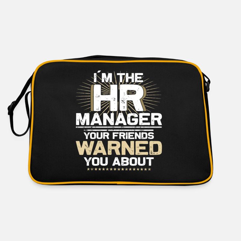 Coffee, Files and Gossip - HR Officer Retro Bag