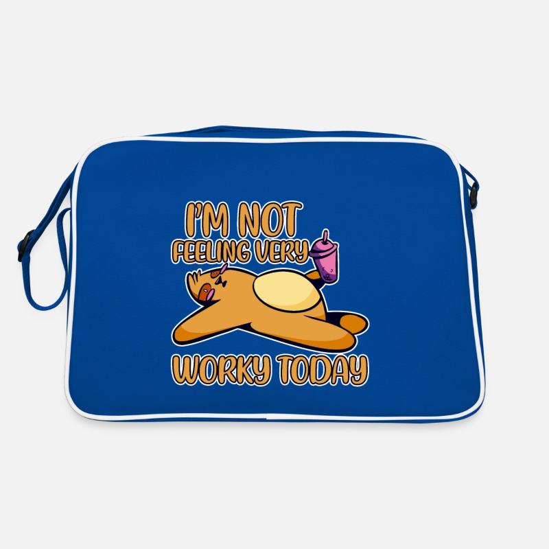 I'm Not Feeling Very Worky Today 2 Retro Tasche