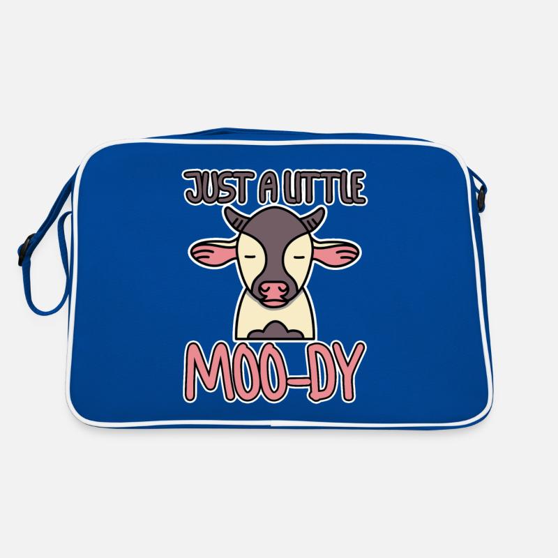Just A Little Moo-dy Retro Tasche