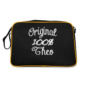 Original 100% Theo - Retro Bag - black/gold - Back