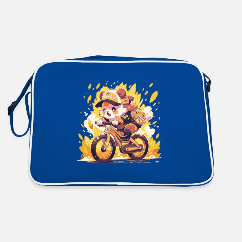 Panda Vélo de Route Vélo Panda Ours Sac Retro