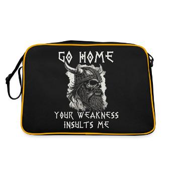 Viking Training Outfit Nordmann Bodybuilding - Retro Bag - black/gold - Back