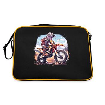 Motocross Kids - Retro Bag - black/gold - Back