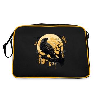 Viking Saga Munin and Kunin Raven Odin's Viking - Retro Bag - black/gold - Back