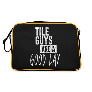 Tile Guys Are A Good Lay 3 - Retro Bag - black/gold - Back