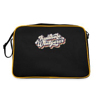 Butthole Whisperer - Humour - Sac Retro - noir/or - Dos