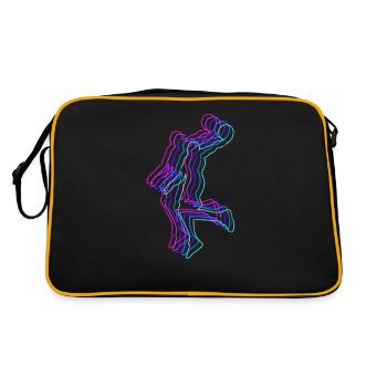 Basketball - Baller - Sports Passion - Retro Bag - black/gold - Back