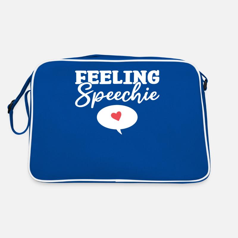 Feeling Speechie Sprachpathologie Retro Tasche