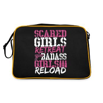 Scared Girls Retreat Badass Girls Reload 2nd - Retro Bag - black/gold - Back