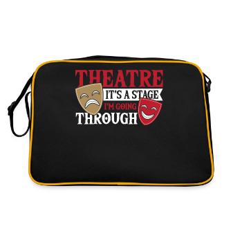 Theatre It's A Stage I'm Going Through Broadway - Retro Bag - black/gold - Back