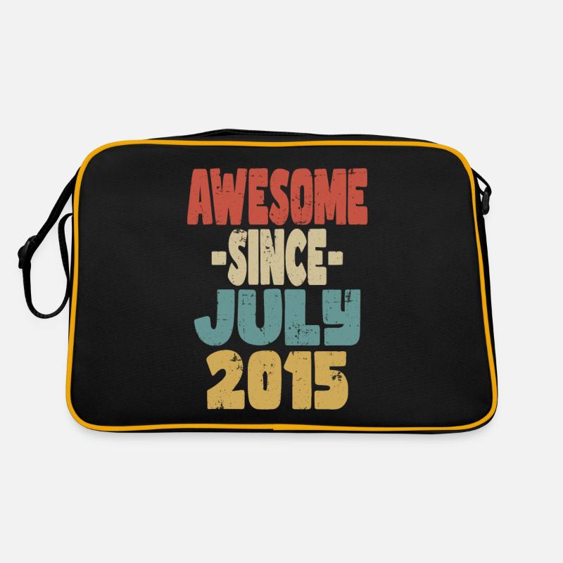 2015 Juli Geburtstag Retro Retro Tasche