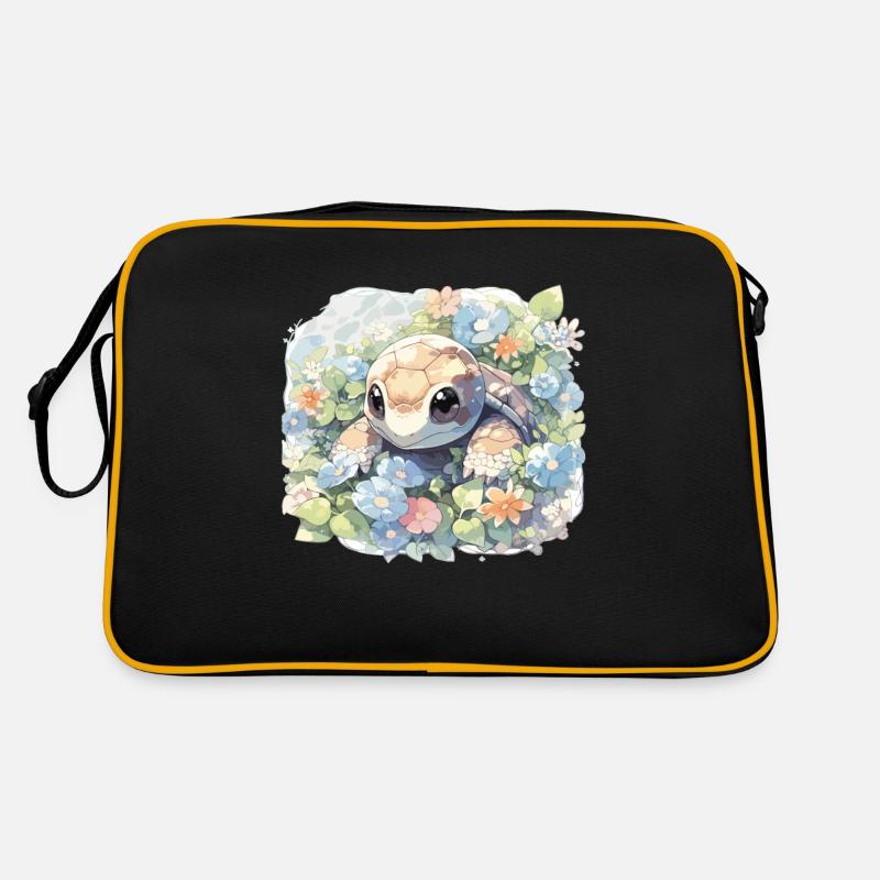 Turtle Lizard Turtle Baby Turtles Retro Bag