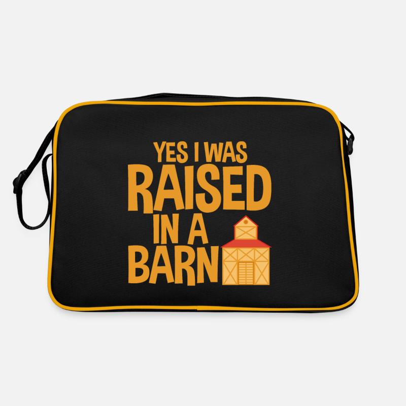 Yes I Was Raised In A Barn 2 Retro Bag