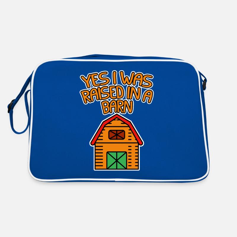 Yes I Was Raised In A Barn 4 Retro Bag