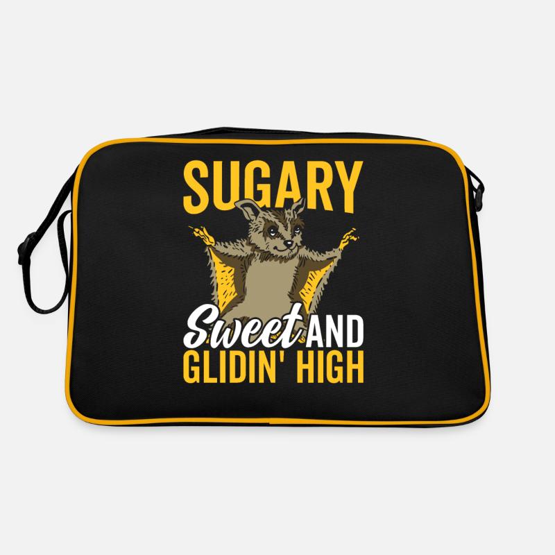 Glidin' High Sugar Glider Owner Sugar Gliders Retro Bag