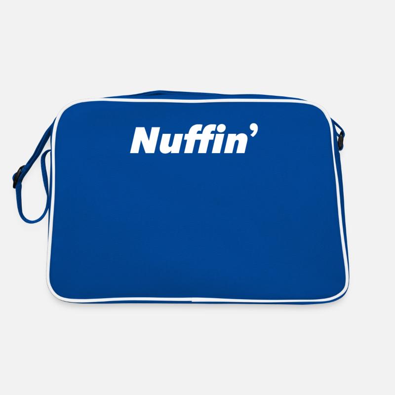 Nuffin Nothing No comment Funny Retro Bag