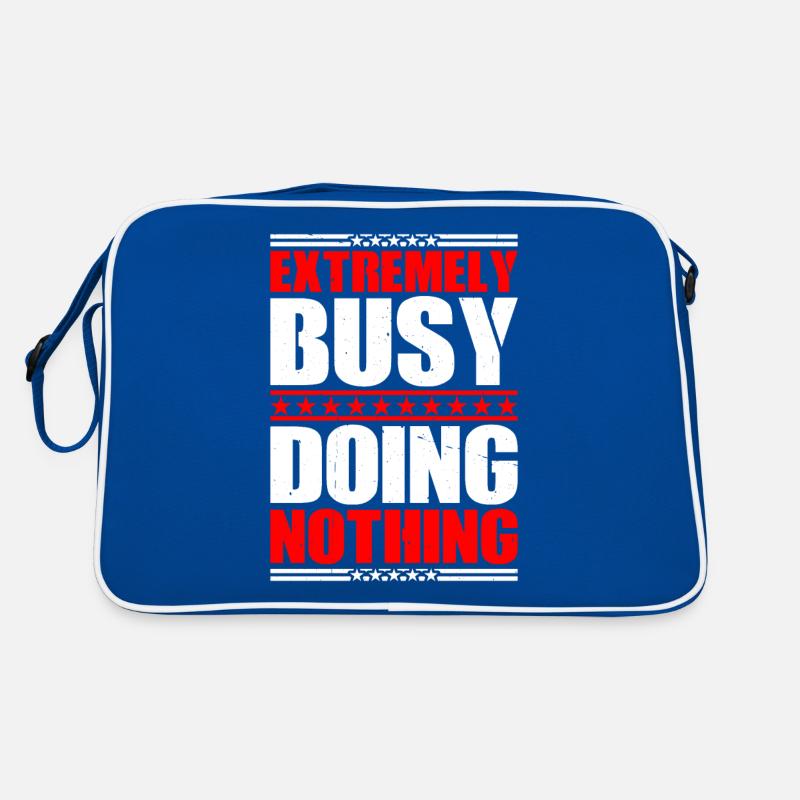 Extremely Busy Doing Nothing 17 Retro Tasche