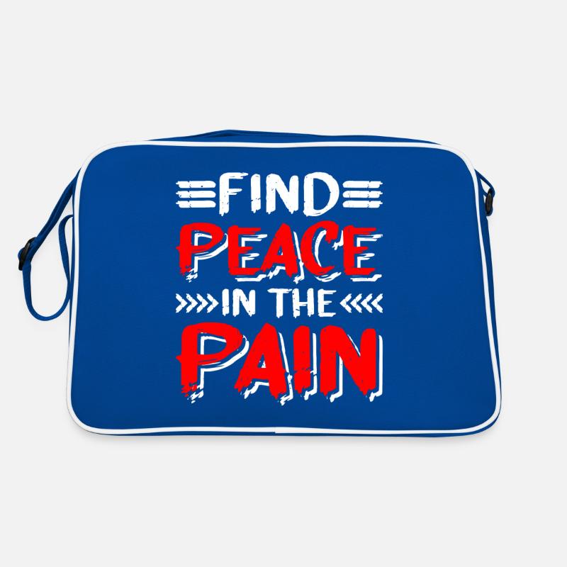 Trouver la paix dans la douleur 12 Sac Retro