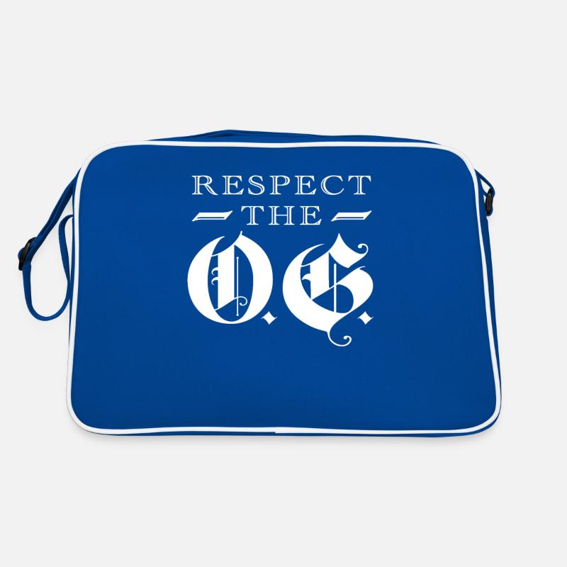 Respectez la calligraphie OG Original Gangsta Sac Retro
